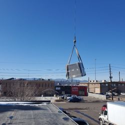 Royal's Heating & Air - Commercial rooftop unit installation