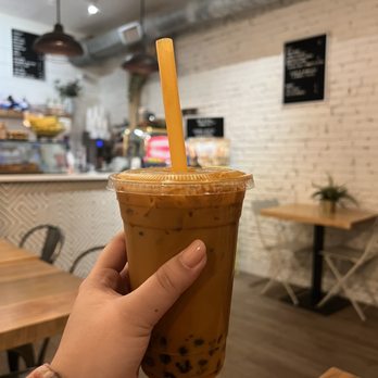 Short Grain - Thai Iced Tea Boba - Coffee & Tea Near Me - Jersey City, New Jersey Short Grain - Thai Iced Tea Boba - Coffee & Tea Near Me - Jersey City, New Jersey