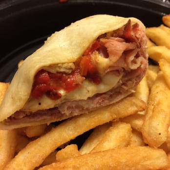 Panatieri's Pizza & Pasta-Warren - Prosciutto wrapped with roasted peppers freshman Sarella balsamic dressing and french fries today special 799 - Pizza Near Me - Warren, New Jersey Panatieri's Pizza & Pasta-Warren - Prosciutto wrapped with roasted peppers freshman Sarella balsamic dressing and french fries today special 799 - Pizza Near Me - Warren, New Jersey