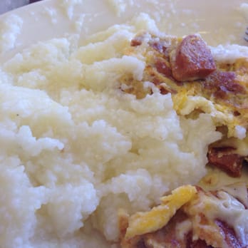 Barbara's Restaurant - Georgia hot omelet with grits.  My favorite breakfast and it never disappoints. - Restaurants Near Me - Hamden, Connecticut