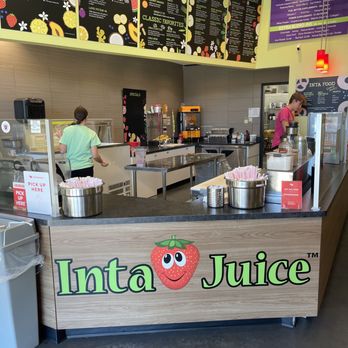 Inta Juice - Parker - Front counter - Juice Bars & Smoothies Near Me - Parker, Colorado Inta Juice - Parker - Front counter - Juice Bars & Smoothies Near Me - Parker, Colorado