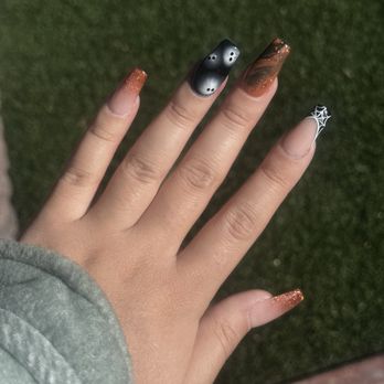 Joline Nails - Spooky Ghosts for a Spooky Ghoul - Nail Salons Near Me - Highland, California Joline Nails - Spooky Ghosts for a Spooky Ghoul - Nail Salons Near Me - Highland, California