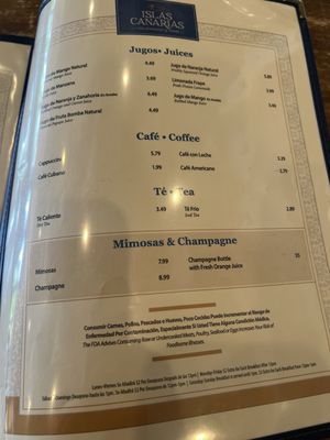 Menu photo 2 Islas Canarias Cafe Miami, FL