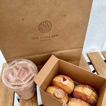 The Flour Box - Strawberry milk, Donuts: strawberry, tiramisu, honey lavender - Bakeries Near Me - Seattle, Washington The Flour Box - Strawberry milk, Donuts: strawberry, tiramisu, honey lavender - Bakeries Near Me - Seattle, Washington