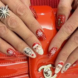 Stellar Nail Spa - Pretty Christmas  nails