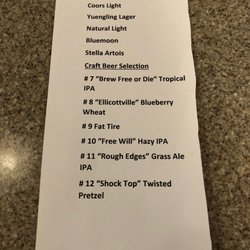 American Legion - Waynesboro - Tap list at the moment