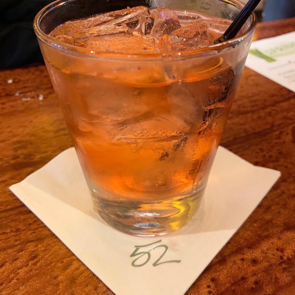 Seasons 52 - Strawberry basil infusion. - New American Near Me - Bridgewater, New Jersey Seasons 52 - Strawberry basil infusion. - New American Near Me - Bridgewater, New Jersey