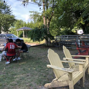 Before & After - Mix of outdoor seats for a casual meal or coffee. - Coffee & Tea Near Me - Sperryville, Virginia