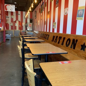 Burger Nation - Seating area - Burgers Near Me - Houston, Texas Burger Nation - Seating area - Burgers Near Me - Houston, Texas