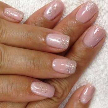 Exotic Nails - Two-tone geometric gel mani - Nail Salons Near Me - West Covina, California Exotic Nails - Two-tone geometric gel mani - Nail Salons Near Me - West Covina, California