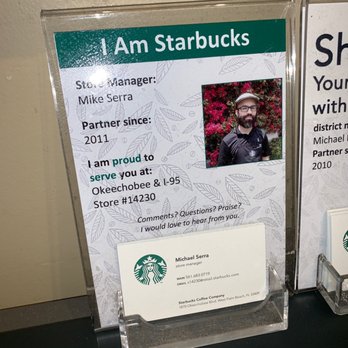 Starbucks - Now, that shows longevity and a commitment - Coffee & Tea Near Me - West Palm Beach, Florida Starbucks - Now, that shows longevity and a commitment - Coffee & Tea Near Me - West Palm Beach, Florida
