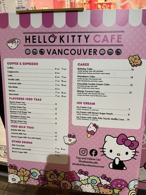 Menu photo 8 Hello Kitty Cafe Vancouver, BC