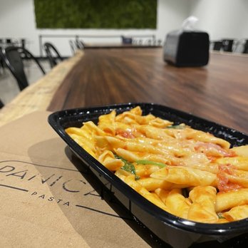 East Rock Market - New Haven finally has a Food Hall!!!!! Pictured: Garganelli with Spicy Vodka Sauce, Greens, and Parmesan) - Food Court Near Me - New Haven, Connecticut East Rock Market - New Haven finally has a Food Hall!!!!! Pictured: Garganelli with Spicy Vodka Sauce, Greens, and Parmesan) - Food Court Near Me - New Haven, Connecticut
