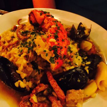 Bucatini - Seafood risotto - Italian Near Me - Edmonds, Washington