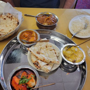 Hudson Curry House - Lamb Balti and meat thali- I felt it needed more seasoning. The chicken breast was too dry for the curry in thali - Indian Near Me - Hudson, New York Hudson Curry House - Lamb Balti and meat thali- I felt it needed more seasoning. The chicken breast was too dry for the curry in thali - Indian Near Me - Hudson, New York