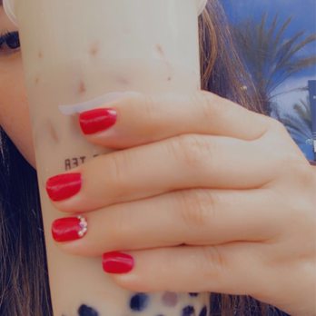 Happy Nails & Spa - Gel dip with gem decor - Skin Care Near Me - Irvine, California Happy Nails & Spa - Gel dip with gem decor - Skin Care Near Me - Irvine, California