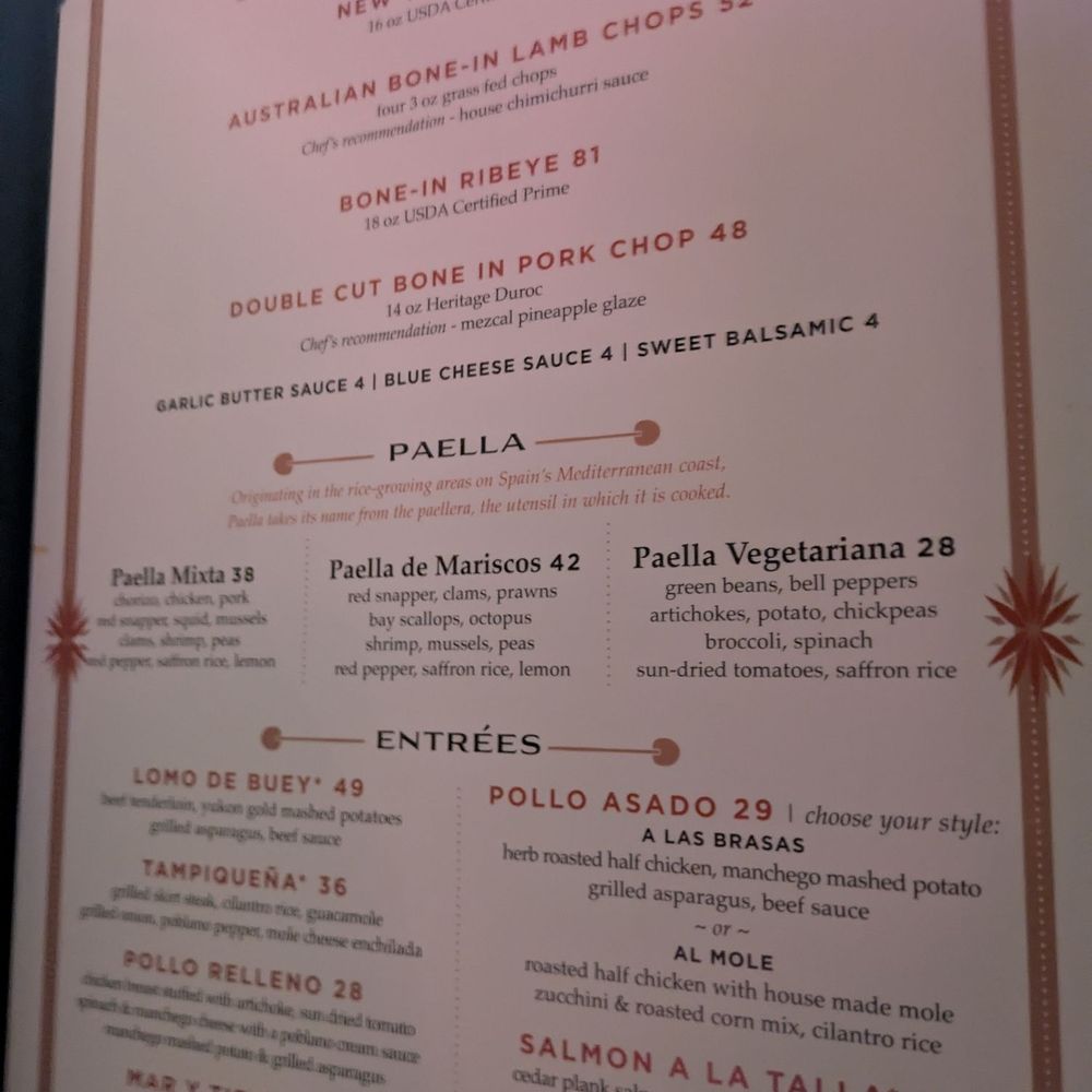 Coa - Menu - Tapas/Small Plates Near Me - Oak Brook, Illinois
