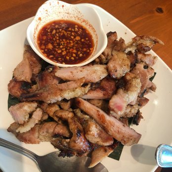 Aroy Thai Restaurant - Grilled pork neck - to die for!!! - Thai Near Me - Chicago, Illinois Aroy Thai Restaurant - Grilled pork neck - to die for!!! - Thai Near Me - Chicago, Illinois