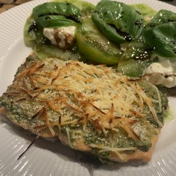 a plate of food on a table