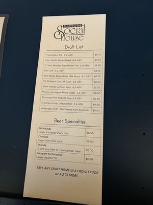 Menu photo 5 Bitter's Social House Greensboro, NC
