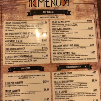 Hidden Cuisine - Menu - Breakfast & Brunch Near Me - Moab, Utah