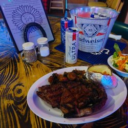 Broken Arrow Saloon - Saturday's are Always Steak Night Come on out for KC's, Filet's or this is our Ribeye with Baked Potato, Crispy Brussel Sprouts, & Salad Bar