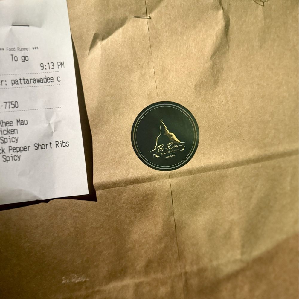 Boran Royal Thai Cuisine - Take out bag - Thai Near Me - Ruston, Washington