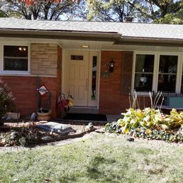 New door and double hung windows New door and double hung windows