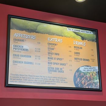 Teriyaki Madness - Menu - Japanese Near Me - Sunnyvale, California