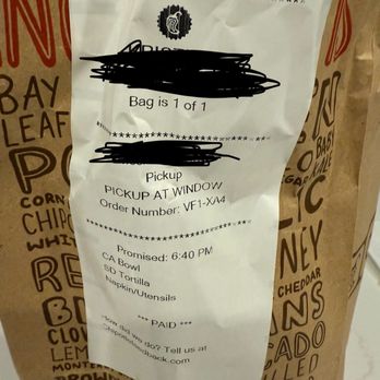 Chipotle Mexican Grill - What I orders vs what I got.   Who orders no rice??? - Fast Food Near Me - Peoria, Arizona