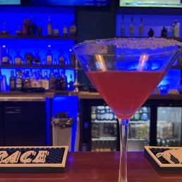 Raspberry martini