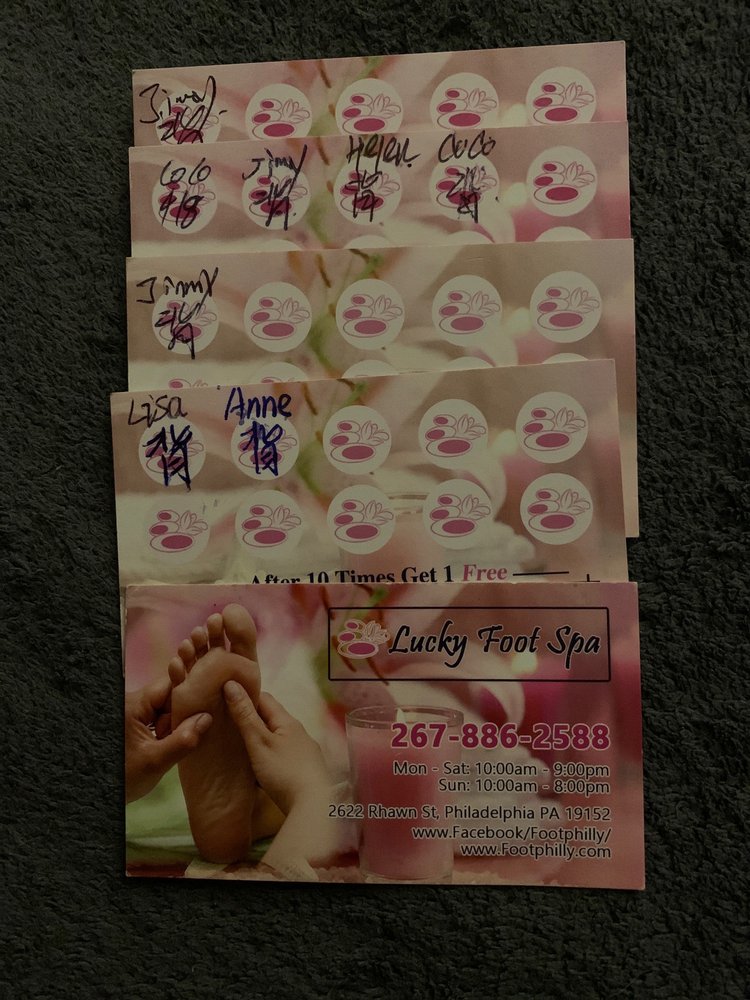 LUCKY FOOT SPA Updated September 2024 12 Photos 2622 Rhawn St