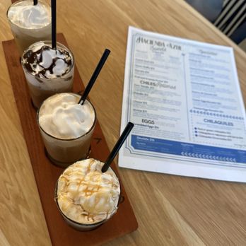 Hacienda Azul - coffee flight - Breakfast & Brunch Near Me - Tucson, Arizona