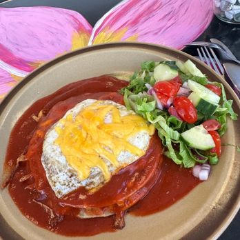 My Mom’s - Enchilada with egg - Breakfast & Brunch Near Me - Albuquerque, New Mexico