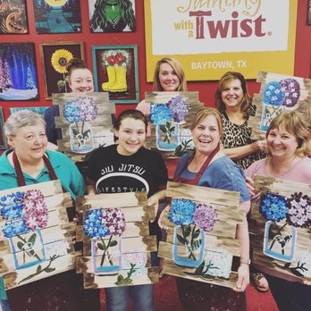 Painting with a Twist - Mammaw's birthday party! Fun for all! - Art Classes Near Me - Baytown, Texas Painting with a Twist - Mammaw's birthday party! Fun for all! - Art Classes Near Me - Baytown, Texas