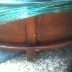 Worry Free Movers - My dining room table legs snapped and the load shifted into my coffee table.
