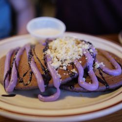 BabyStacks Cafe - Spring Mountain - Ube pancakes