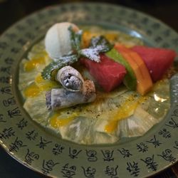 Boa-Bao - Pineapple carpaccio dessert