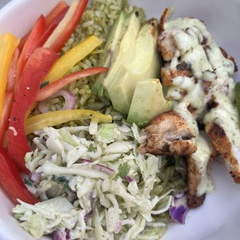 Max Burger - Chicken & Spanish Rice Bowl - Burgers Near Me - West Hartford, Connecticut Max Burger - Chicken & Spanish Rice Bowl - Burgers Near Me - West Hartford, Connecticut