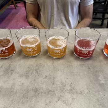 Urban Family Brewing - Sour beer flight - Breweries Near Me - Seattle, Washington Urban Family Brewing - Sour beer flight - Breweries Near Me - Seattle, Washington