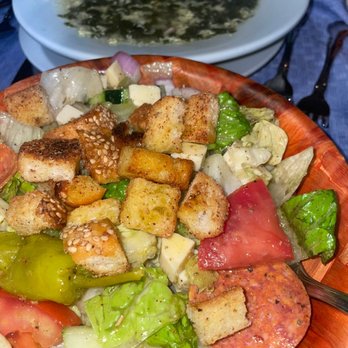 Chef Vola's - House A Real Home Style Tossed Salad. So good! - Italian Near Me - Atlantic City, New Jersey