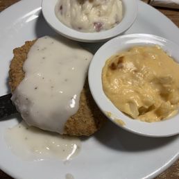 Country-Fried Steak Dinner 55+ menu