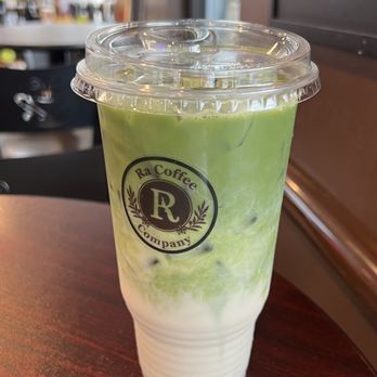 Ra Coffee Company - Iced Matcha Latte with Milk - Coffee & Tea Near Me - Goose Creek, South Carolina