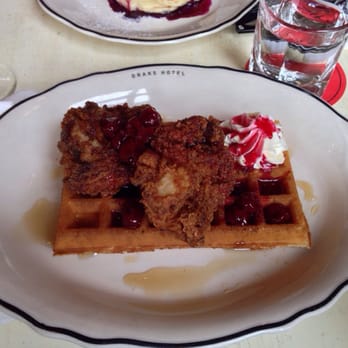 The Drake Hotel - Chicken and waffles. - Hotels Near Me - Toronto, Ontario The Drake Hotel - Chicken and waffles. - Hotels Near Me - Toronto, Ontario