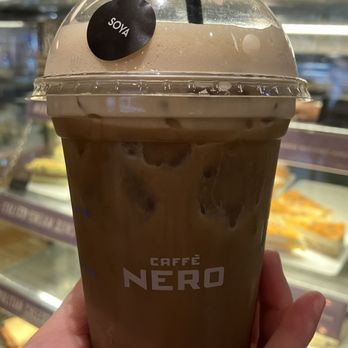 Caffe Nero - Pistachio iced latte w/soy milk £4.40 ($5.95) - Coffee & Tea Near Me - Gt Lon, XGL Caffe Nero - Pistachio iced latte w/soy milk £4.40 ($5.95) - Coffee & Tea Near Me - Gt Lon, XGL