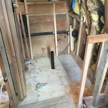 Reid Construction & Maintenance - Bath remodel: shower rough plumbing underway. Napa, CA - General Contractors Near Me - Fairfield, California