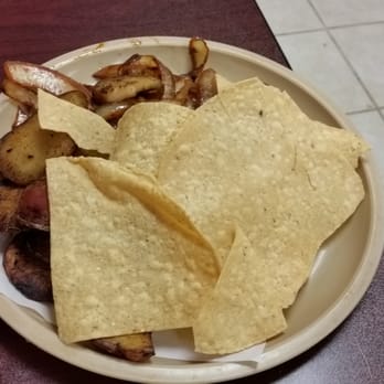 Taquitos El Jaliscience - Plate of papas asadas that come free with every meal - Mexican Near Me - Nacogdoches, Texas Taquitos El Jaliscience - Plate of papas asadas that come free with every meal - Mexican Near Me - Nacogdoches, Texas