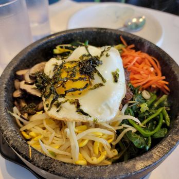 Seoul Bites - Hot stone bibibop bowl - Korean Near Me - Lombard, Illinois Seoul Bites - Hot stone bibibop bowl - Korean Near Me - Lombard, Illinois