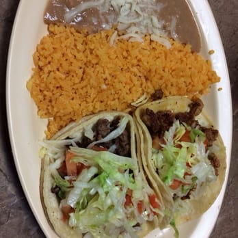 La Salsa - A beef and pork taco with beans and rice. - Mexican Near Me - DeKalb, Illinois