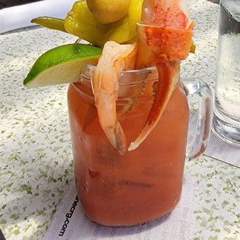 C Level - Seafood bloody mary - New American Near Me - San Diego, California C Level - Seafood bloody mary - New American Near Me - San Diego, California